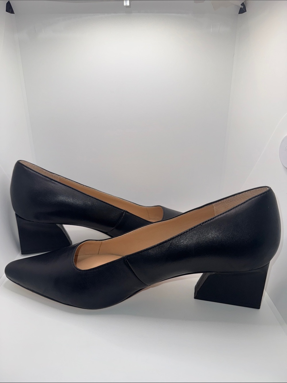 Franco Sarto Samira Leather Heels Pump Women’s 11 Black - Picture 4 of 9